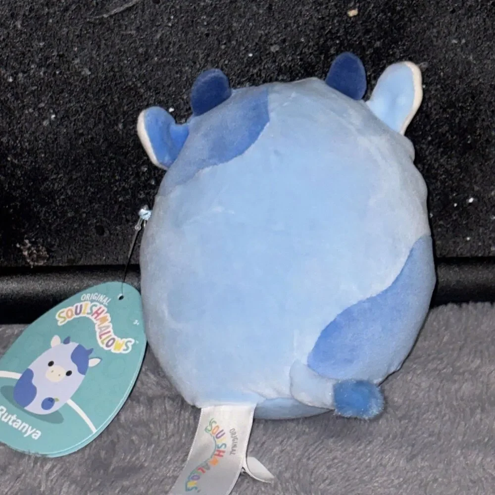 NEW Squishmallows 6” Inch Rutanya The Blueberry Cow Farm Squad Squishmallow